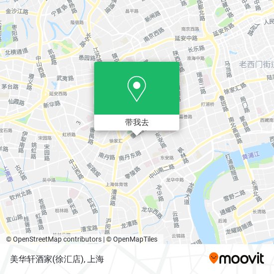 美华轩酒家(徐汇店)地图
