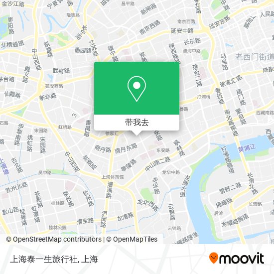 上海泰一生旅行社地图
