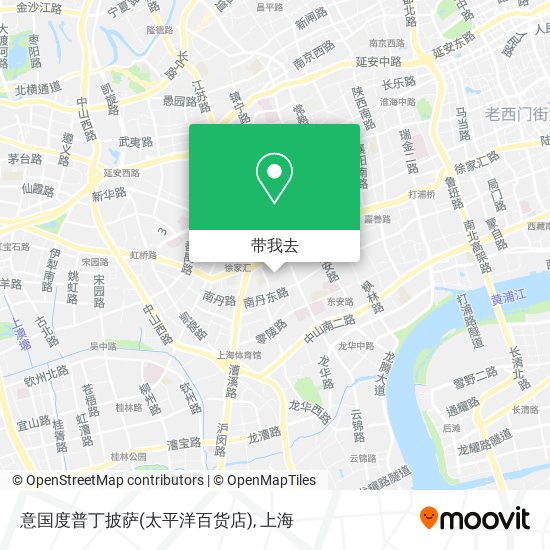 意国度普丁披萨(太平洋百货店)地图