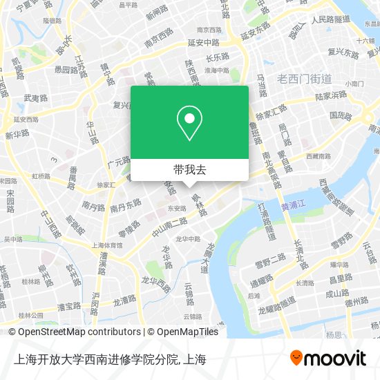 上海开放大学西南进修学院分院地图