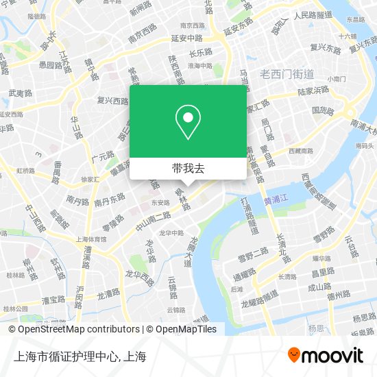 上海市循证护理中心地图