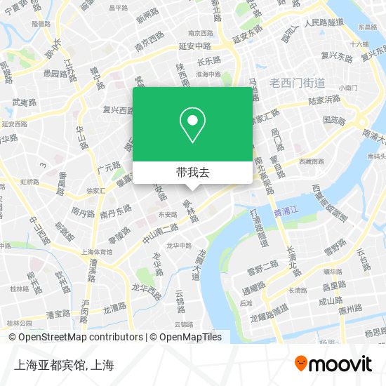上海亚都宾馆地图