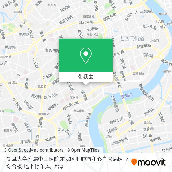 复旦大学附属中山医院东院区肝肿瘤和心血管病医疗综合楼-地下停车库地图