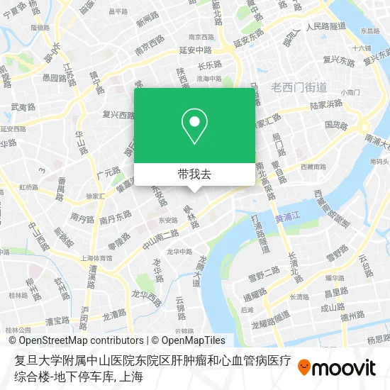复旦大学附属中山医院东院区肝肿瘤和心血管病医疗综合楼-地下停车库地图