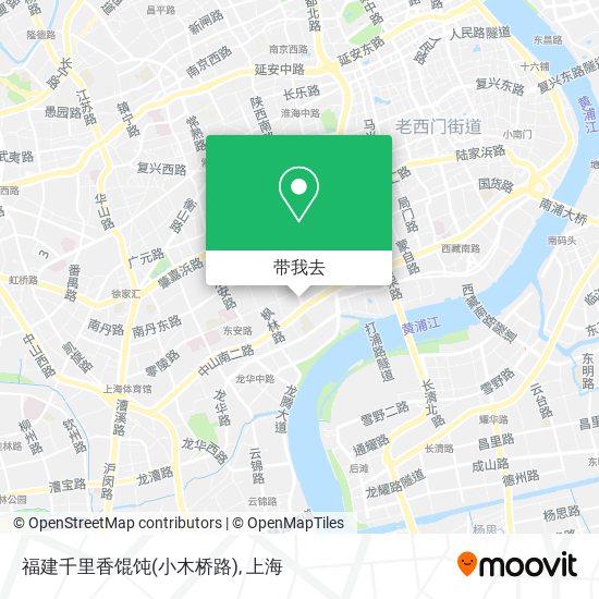 福建千里香馄饨(小木桥路)地图