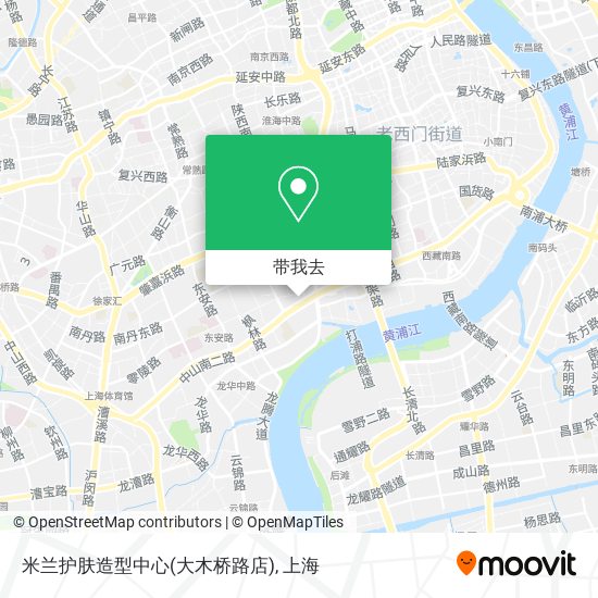 米兰护肤造型中心(大木桥路店)地图