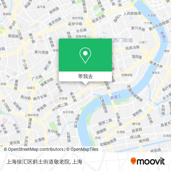 上海徐汇区斜土街道敬老院地图
