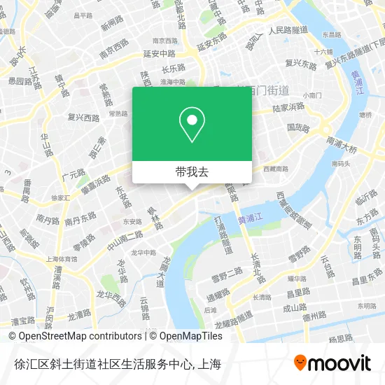 徐汇区斜土街道社区生活服务中心地图