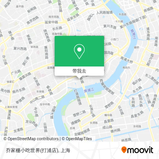 乔家栅小吃世界(打浦店)地图
