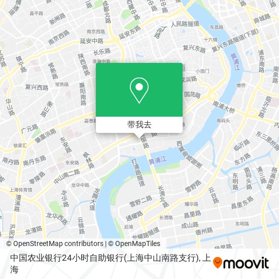 中国农业银行24小时自助银行(上海中山南路支行)地图