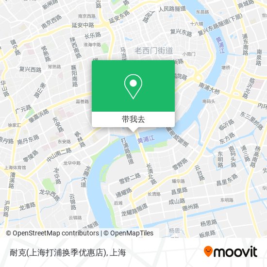 耐克(上海打浦换季优惠店)地图