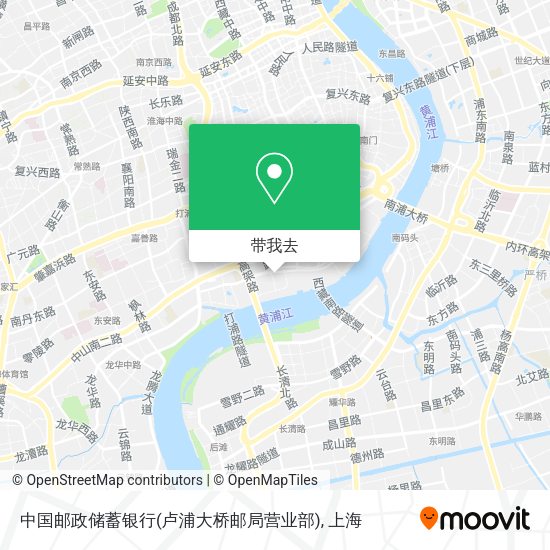 中国邮政储蓄银行(卢浦大桥邮局营业部)地图