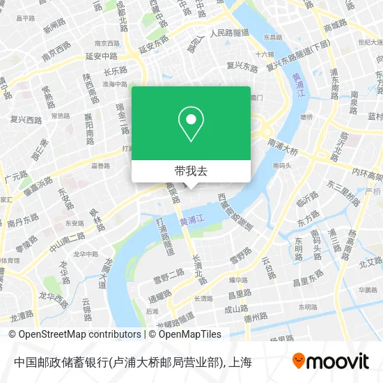 中国邮政储蓄银行(卢浦大桥邮局营业部)地图
