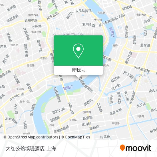 大红公馆墣瑅酒店地图