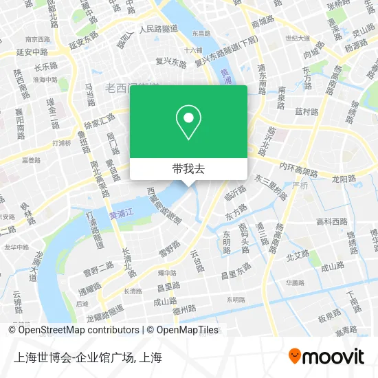 上海世博会-企业馆广场地图
