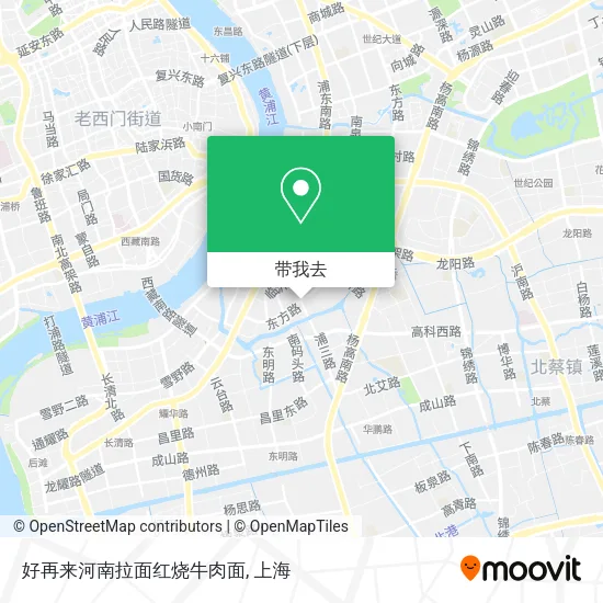 好再来河南拉面红烧牛肉面地图