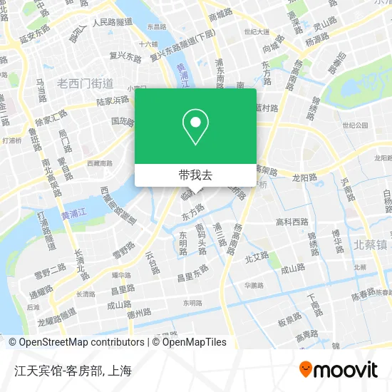 江天宾馆-客房部地图