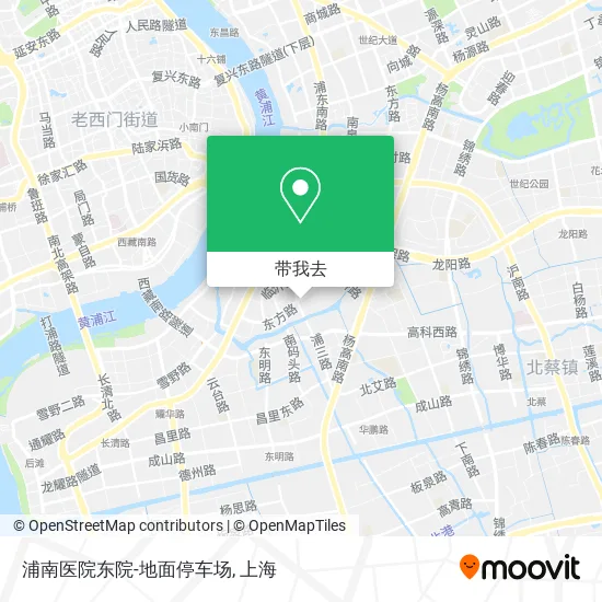 浦南医院东院-地面停车场地图