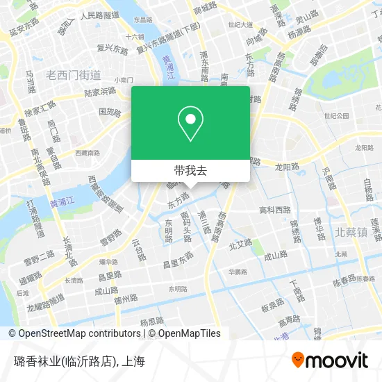 璐香袜业(临沂路店)地图
