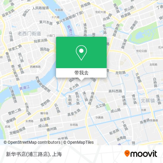 新华书店(浦三路店)地图