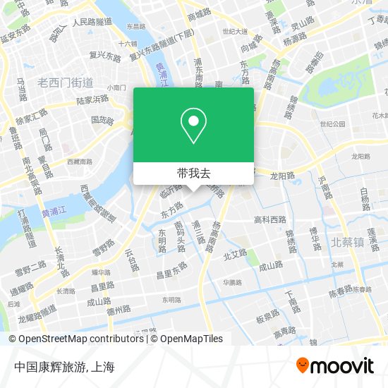中国康辉旅游地图