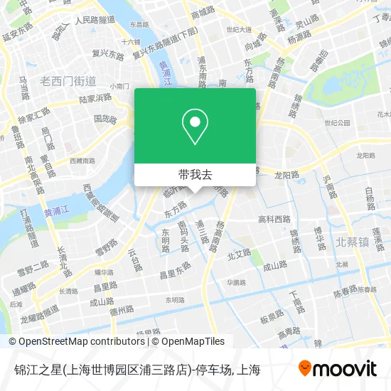 锦江之星(上海世博园区浦三路店)-停车场地图