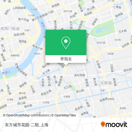东方城市花园-二期地图