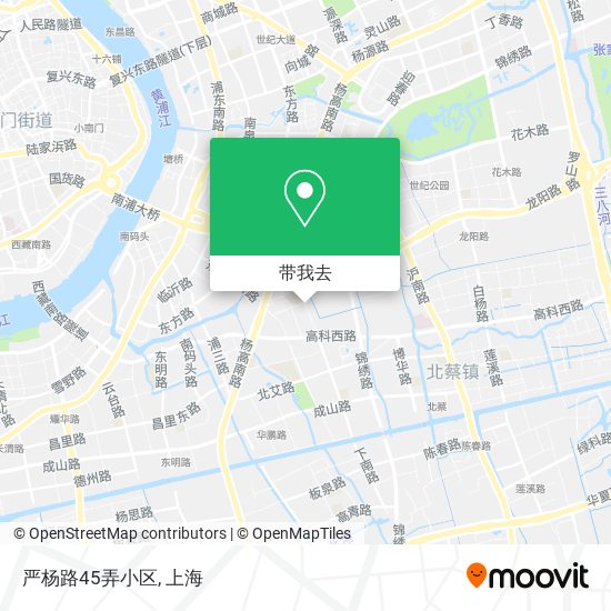 严杨路45弄小区地图