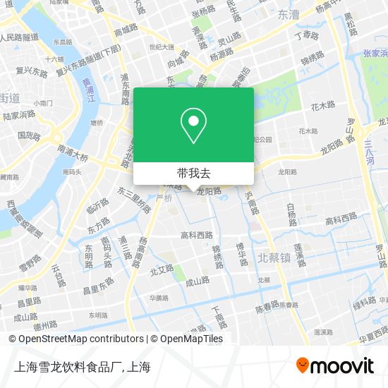 上海雪龙饮料食品厂地图