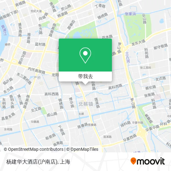 杨建华大酒店(沪南店)地图