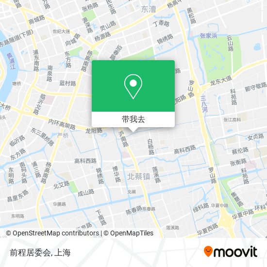 前程居委会地图