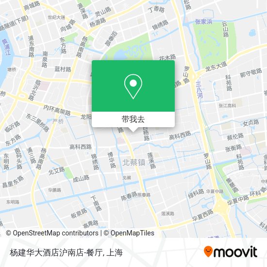 杨建华大酒店沪南店-餐厅地图
