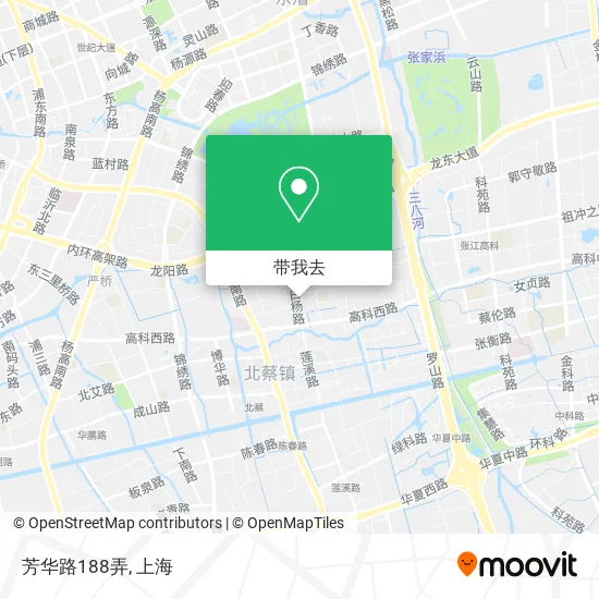 芳华路188弄地图