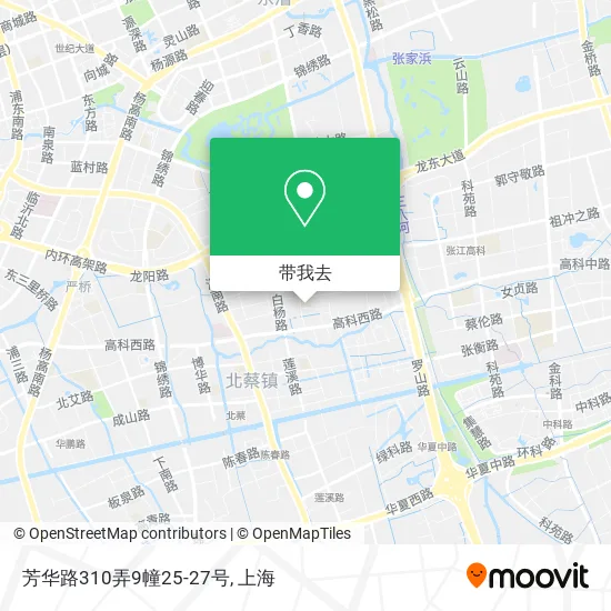 芳华路310弄9幢25-27号地图