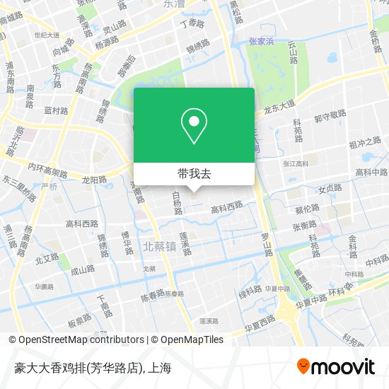 豪大大香鸡排(芳华路店)地图