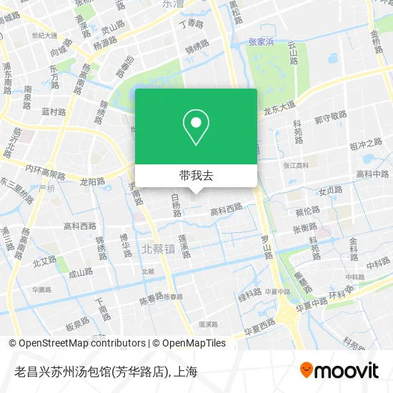 老昌兴苏州汤包馆(芳华路店)地图