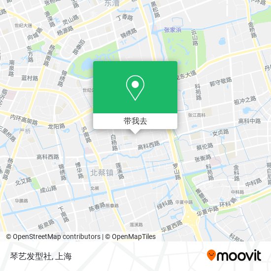 琴艺发型社地图