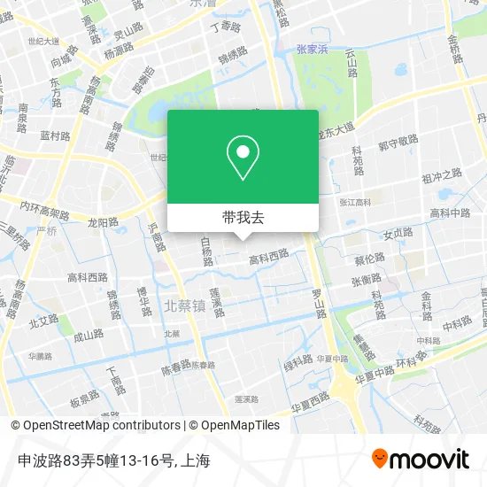 申波路83弄5幢13-16号地图