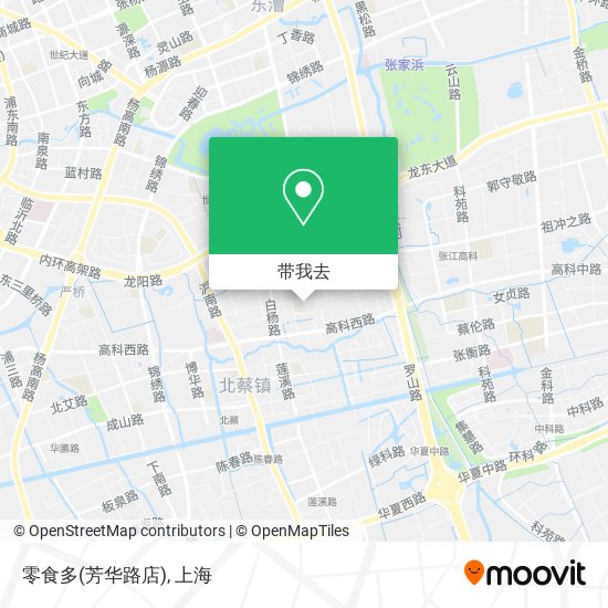 零食多(芳华路店)地图
