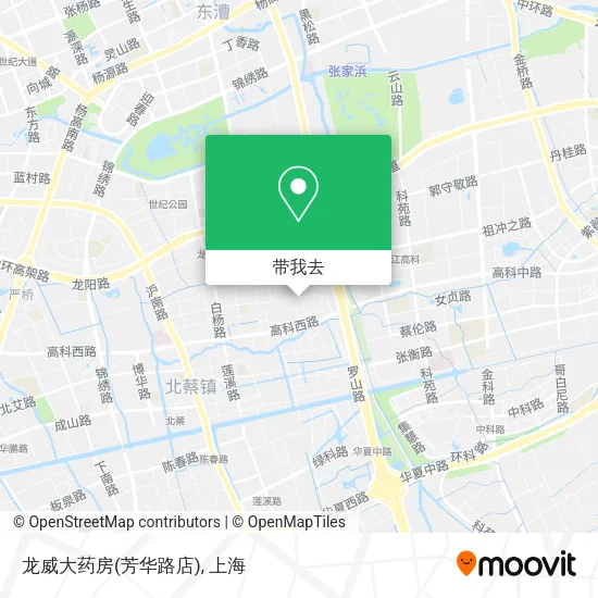 龙威大药房(芳华路店)地图