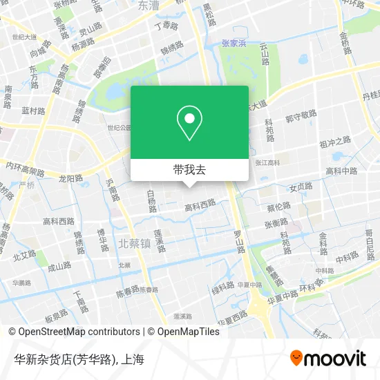 华新杂货店(芳华路)地图