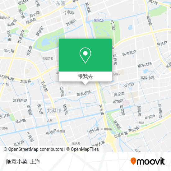 随意小菜地图
