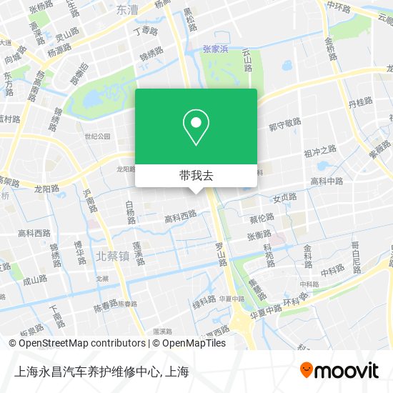 上海永昌汽车养护维修中心地图