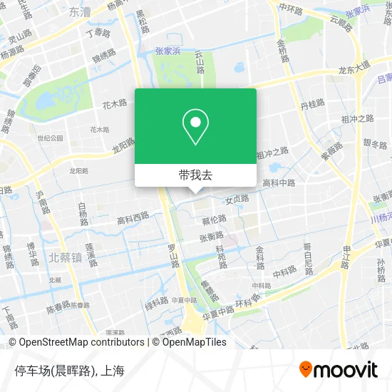 停车场(晨晖路)地图