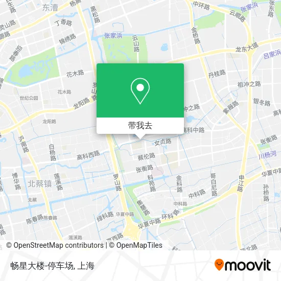 畅星大楼-停车场地图