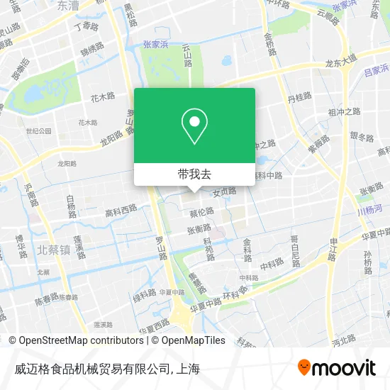 威迈格食品机械贸易有限公司地图