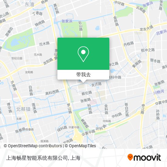上海畅星智能系统有限公司地图