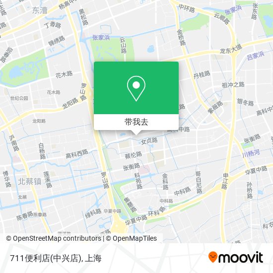 711便利店(中兴店)地图