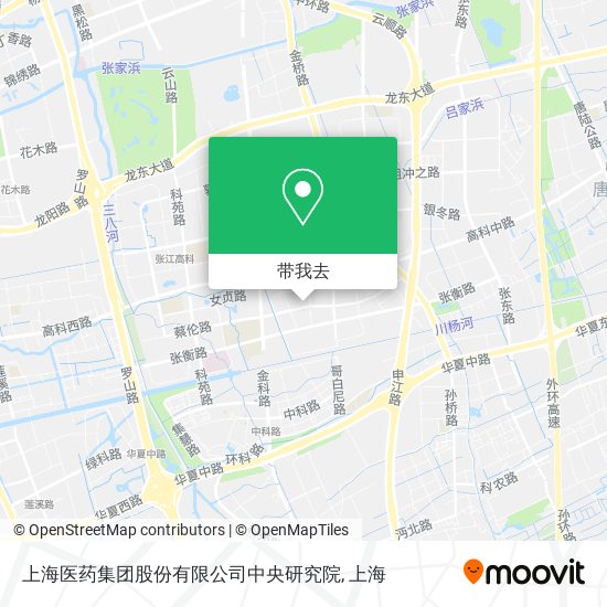 上海医药集团股份有限公司中央研究院地图