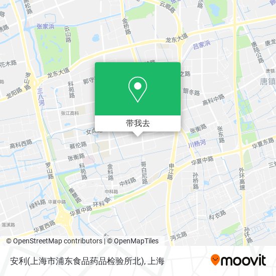 安利(上海市浦东食品药品检验所北)地图